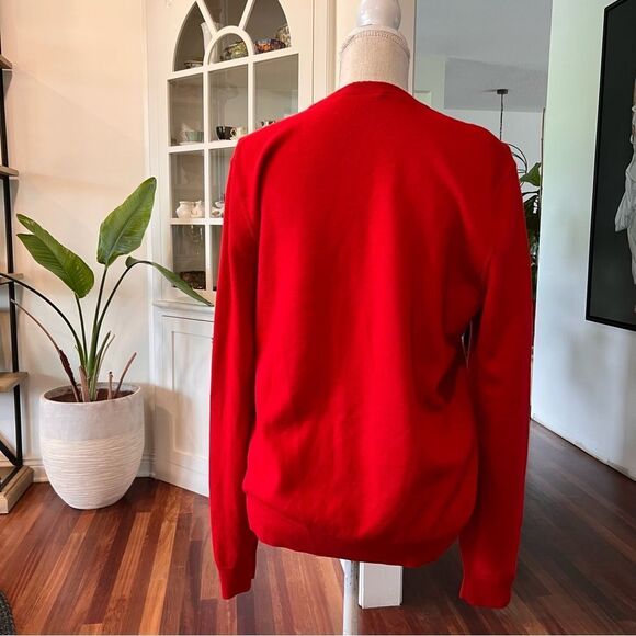 FENDI Sweater (thin) Wool Red Monster Size 46 - Picture 8 of 9